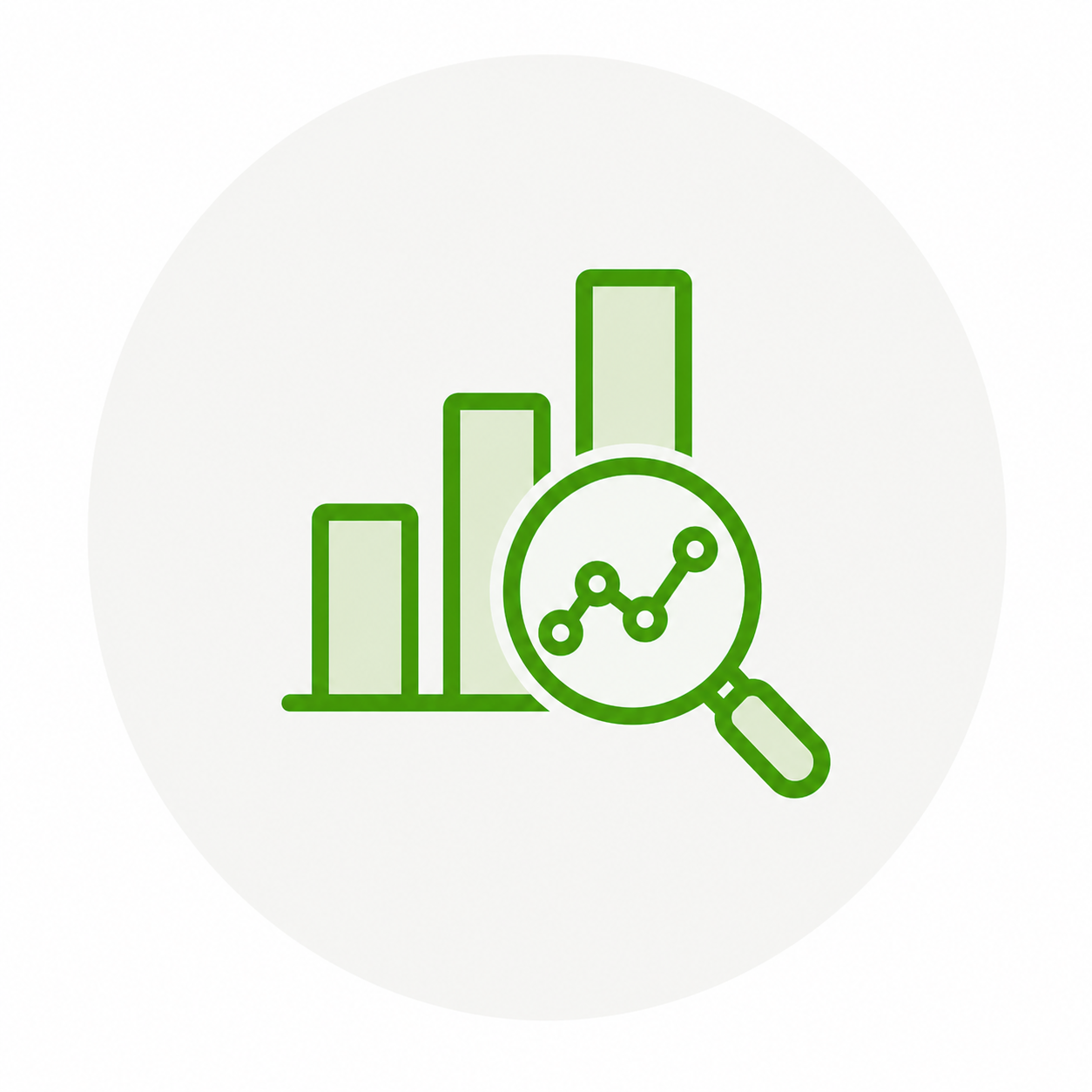 Business analytics icon
