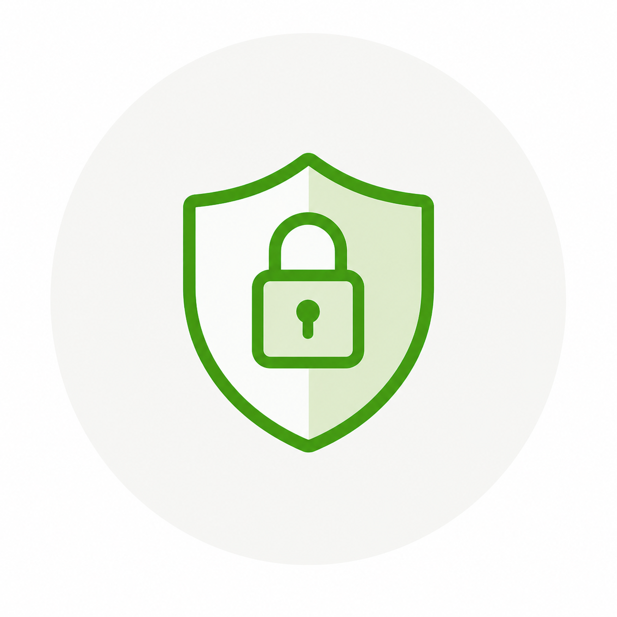 Secure digital credentials icon