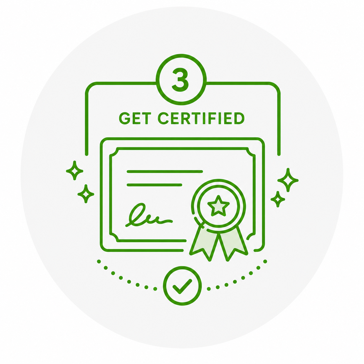 Get certified icon